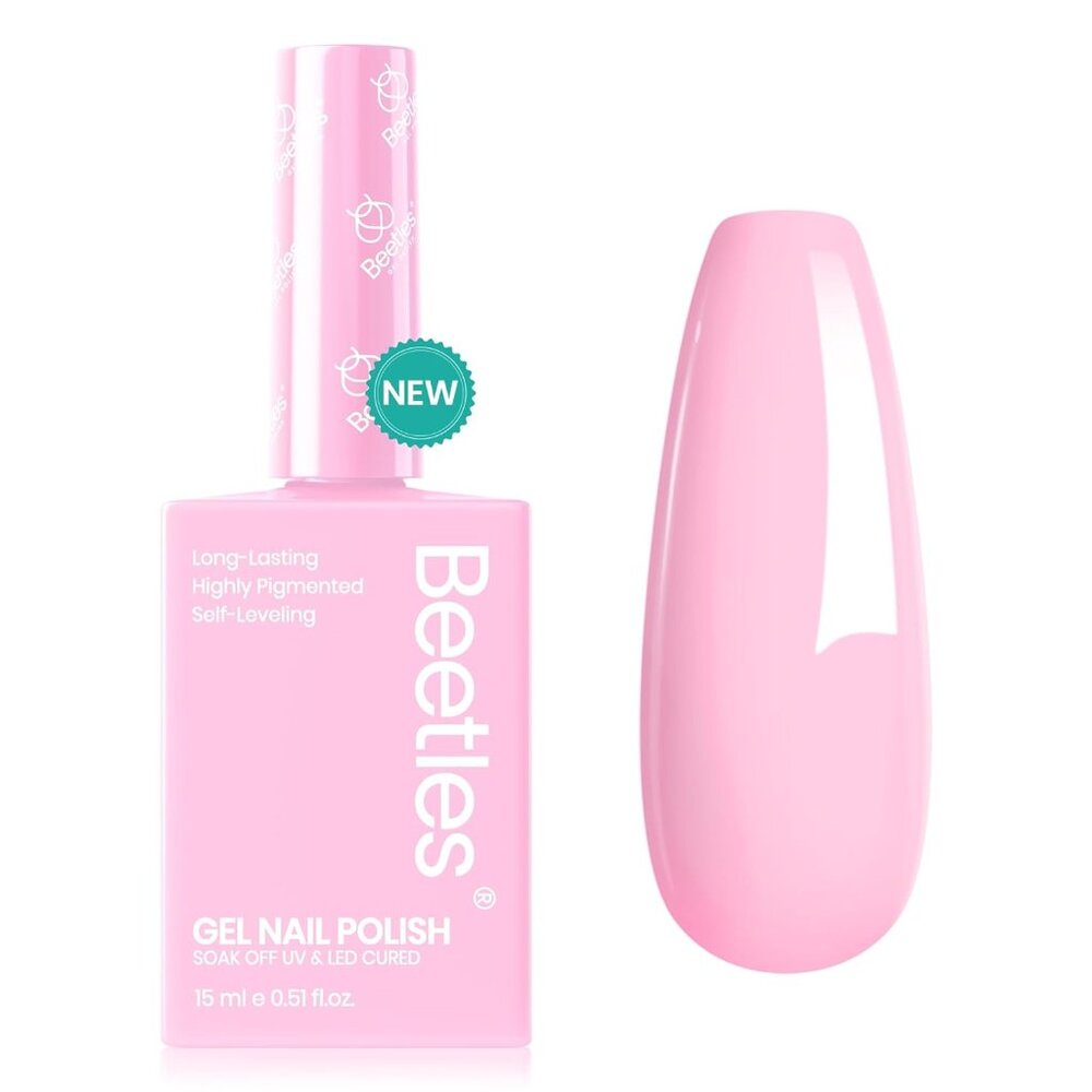 Rosy Glow - Pink Gel Nail Polish 15ml Baby Pink Soak Off Uv Led Needed High Glos